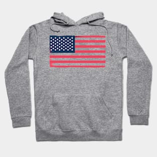 American Flag Grunge USA Flag Patriotic Mens Kids Womens Hoodie